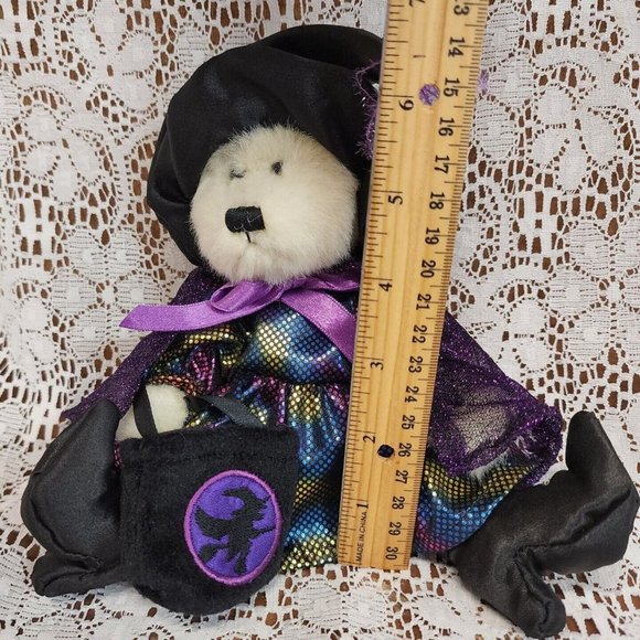 2004 Hugfun Intl Halloween Witch Trick Or Treat Teddy Bear Plush In Costume - Picture 3 of 8